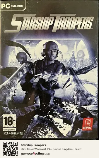 Starship Troopers Computer, United Kingdom box front