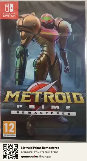 Metroid Prime Remastered Nintendo Switch, France box front