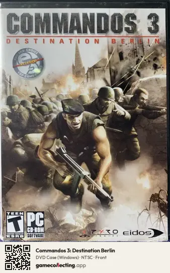Commandos 3: Destination Berlin Computer, NTSC box front