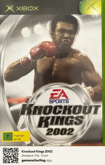 Knockout Kings 2002 Xbox, PAL box front