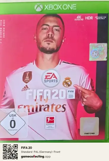 FIFA 20 Xbox One, Germany box front