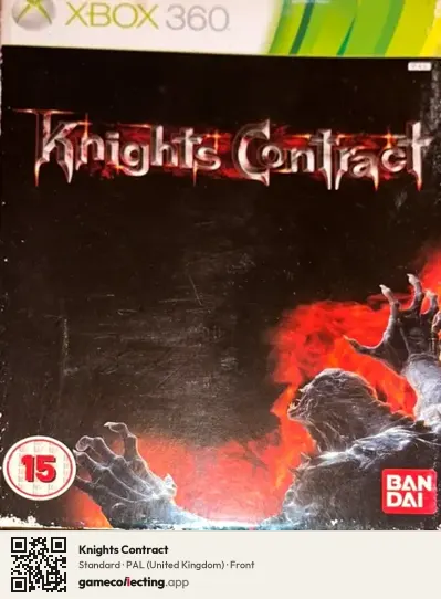 Knights Contract Xbox 360, United Kingdom box front