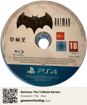 Batman: The Telltale Series PlayStation 4, PAL disc