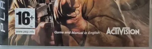 Call of Duty 3, the PEGI square on its front