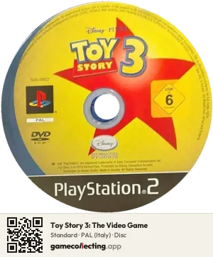 Toy Story 3: The Video Game PlayStation 2, PAL disc