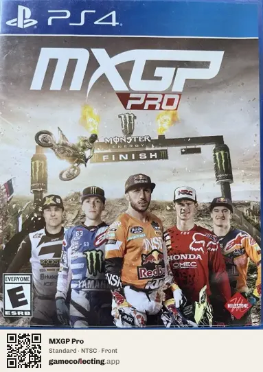 MXGP Pro PlayStation 4, NTSC box front