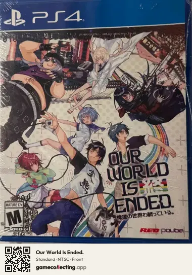 Our World Is Ended. PlayStation 4, NTSC box front