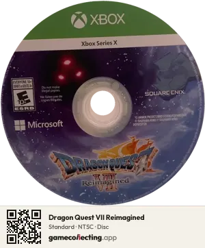 Dragon Quest VII Reimagined Xbox Series X, NTSC disc