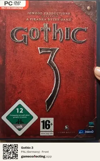 Gothic 3 Computer, Germany box front