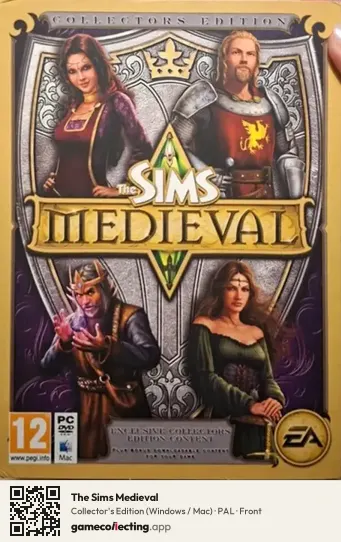 The Sims Medieval Computer, PAL box front