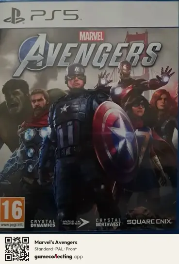 Marvel's Avengers PlayStation 5, PAL box front