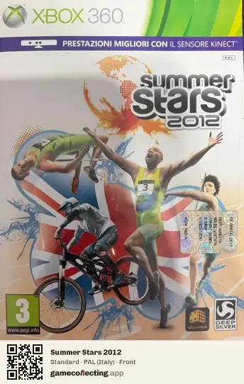 Summer Stars 2012 Xbox 360, Italy box front
