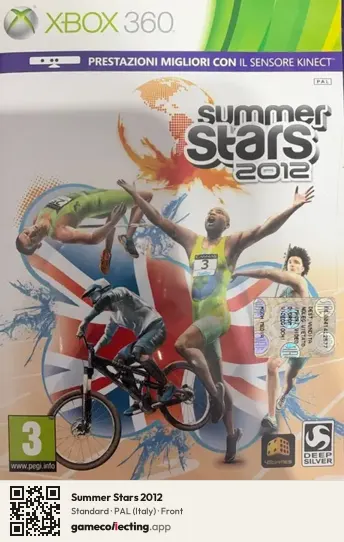 Summer Stars 2012 Xbox 360, Italy box front