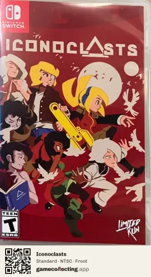 Iconoclasts Nintendo Switch, NTSC box front