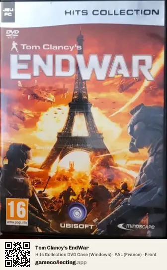 Tom Clancy's EndWar Computer, France box front