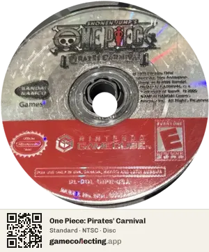 One Piece: Pirates' Carnival Nintendo GameCube, NTSC disc