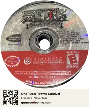 One Piece: Pirates' Carnival Nintendo GameCube, NTSC disc
