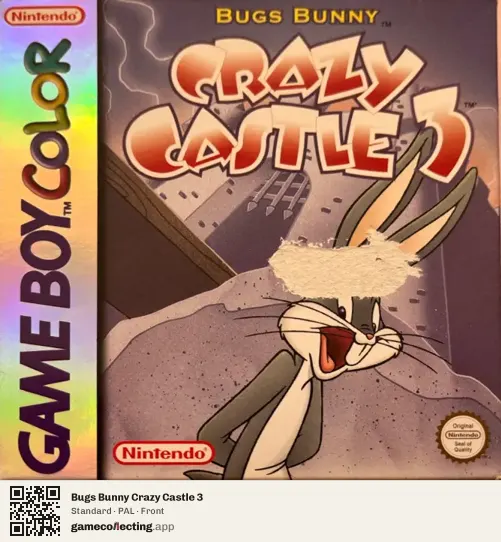 Bugs Bunny Crazy Castle 3 Game Boy Color, PAL box front