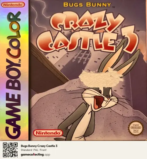 Bugs Bunny Crazy Castle 3 Game Boy Color, PAL box front