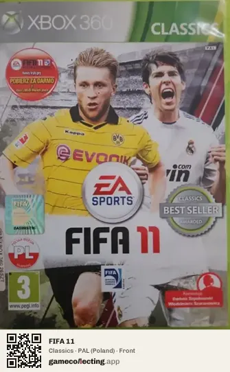 FIFA 11 Xbox 360, Poland box front