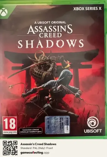 Assassin's Creed Shadows Xbox Series X, Italy box front