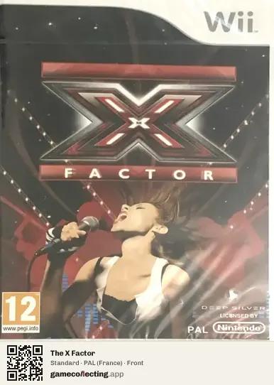 The X Factor Nintendo Wii, France box front
