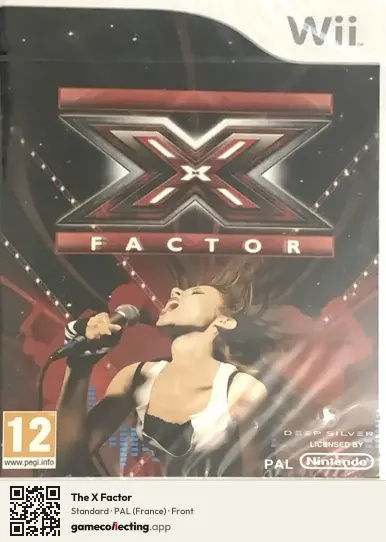 The X Factor Nintendo Wii, France box front