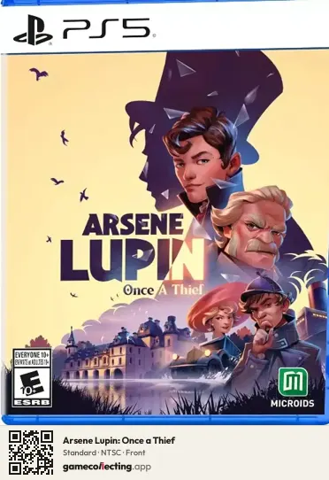 Arsene Lupin: Once a Thief PlayStation 5, NTSC box front