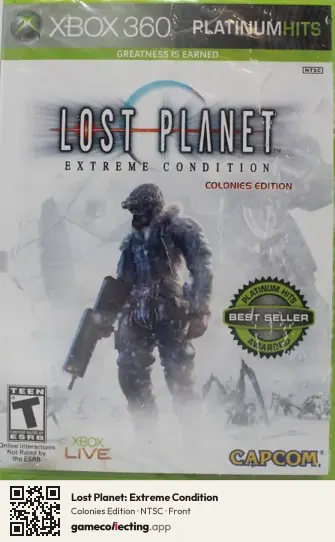 Lost Planet: Extreme Condition Xbox 360, NTSC box front
