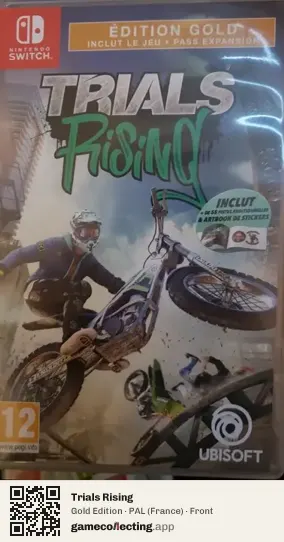 Trials Rising Nintendo Switch, France box front