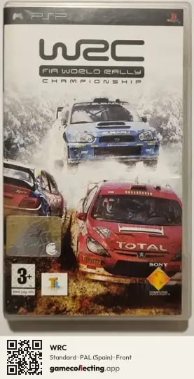 WRC PlayStation Portable, Spain box front