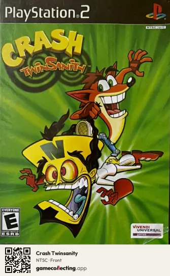 Crash Twinsanity PlayStation 2, NTSC box front