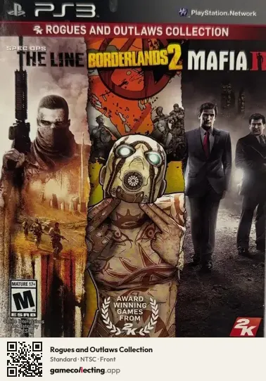 Rogues and Outlaws Collection PlayStation 3, NTSC box front