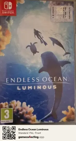 Endless Ocean Luminous Nintendo Switch, PAL box front
