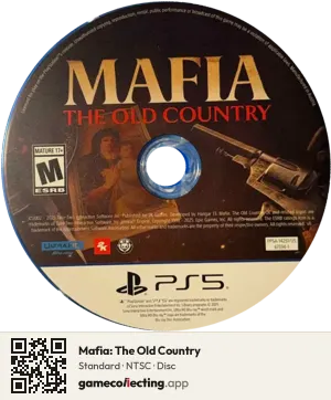 Mafia: The Old Country PlayStation 5, NTSC disc