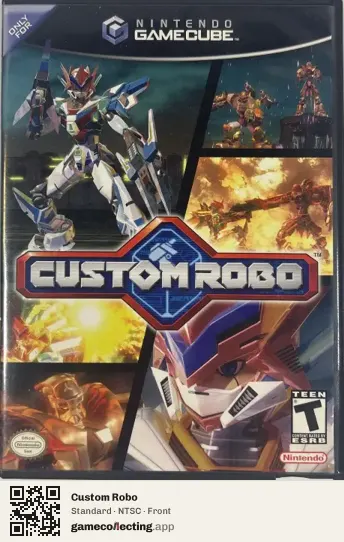 Custom Robo Nintendo GameCube, NTSC box front