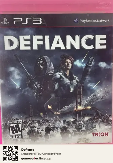 Defiance PlayStation 3, Canada box front