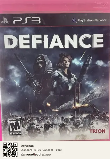 Defiance PlayStation 3, Canada box front
