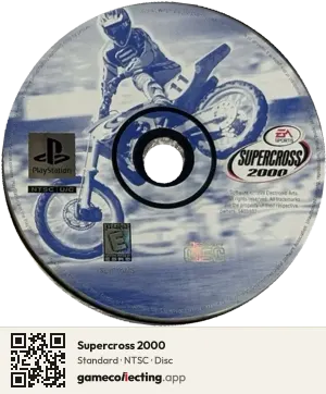 Supercross 2000 PlayStation, NTSC disc