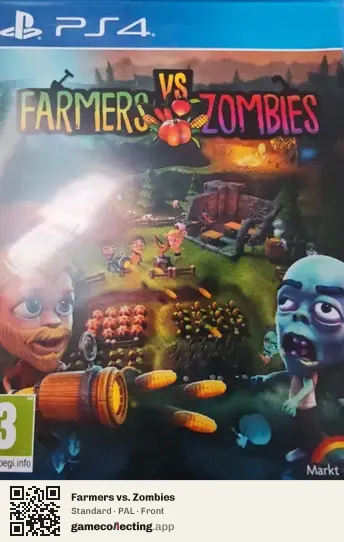 Farmers vs. Zombies PlayStation 4, PAL box front