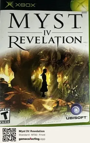 Myst IV: Revelation Xbox, NTSC box front