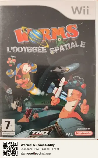 Worms: A Space Oddity Nintendo Wii, France box front