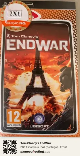Tom Clancy's EndWar PlayStation Portable, Portugal box front