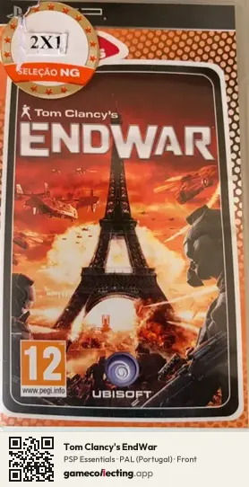 Tom Clancy's EndWar PlayStation Portable, Portugal box front