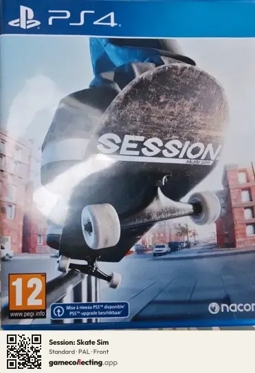 Session: Skate Sim PlayStation 4, PAL box front