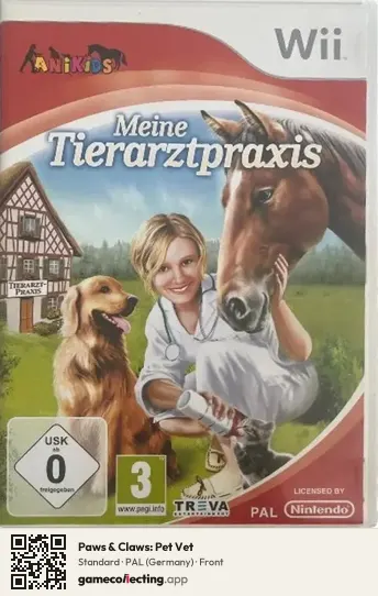 Paws & Claws: Pet Vet Nintendo Wii, Germany box front
