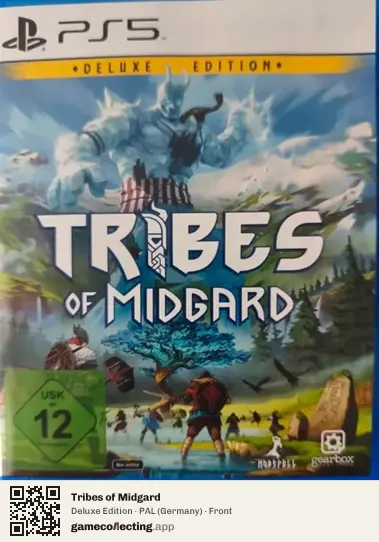 Tribes of Midgard PlayStation 5, Germany box front