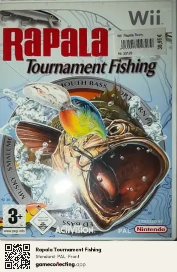 Rapala Tournament Fishing Nintendo Wii, PAL box front