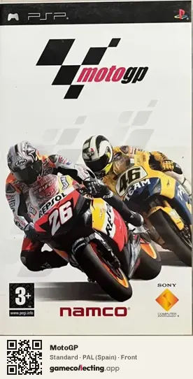 MotoGP PlayStation Portable, Spain box front
