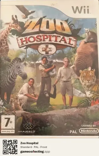 Zoo Hospital Nintendo Wii, PAL box front